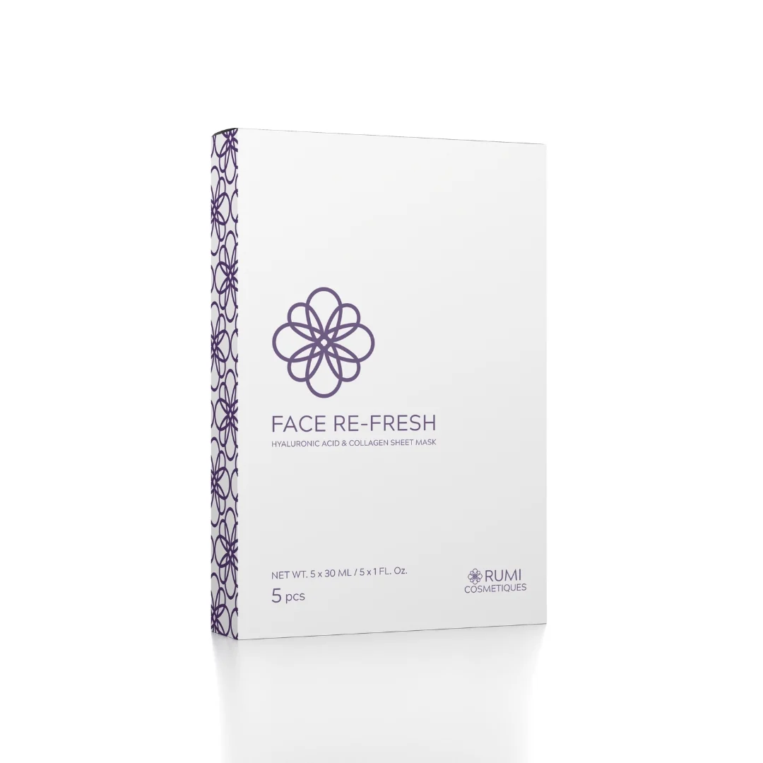 FACE RE-FRESH Hyaluronic Acid & Collagen Sheet Mask - Image 2