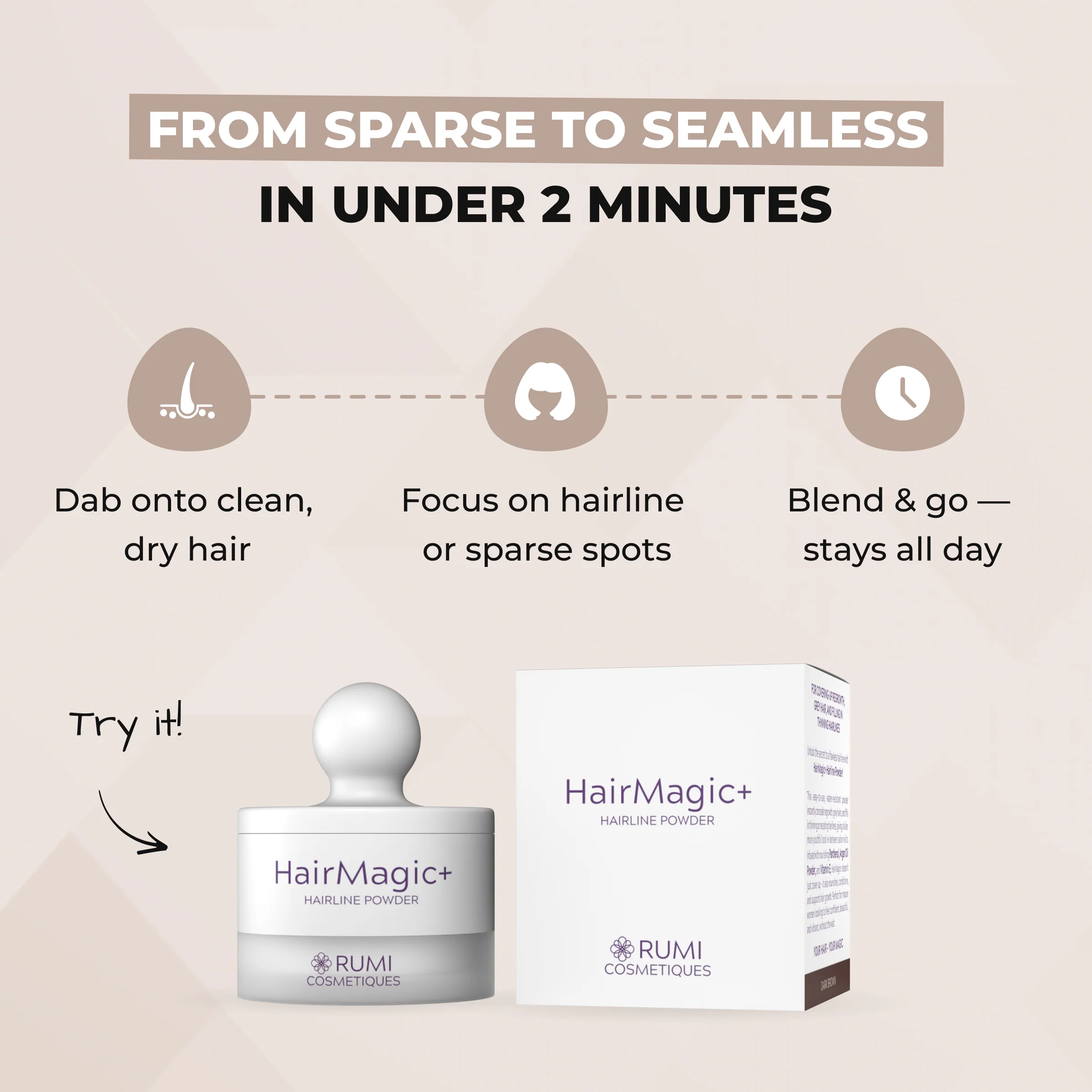 HairMagic+ Hairline Powder - Image 14